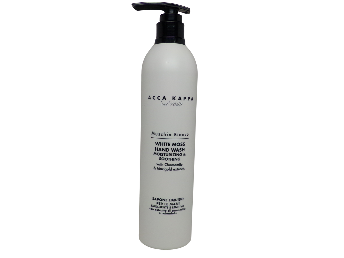 Acca Kappa White Moss Hand Wash 4 Pack (10oz Each, Total 40oz)
