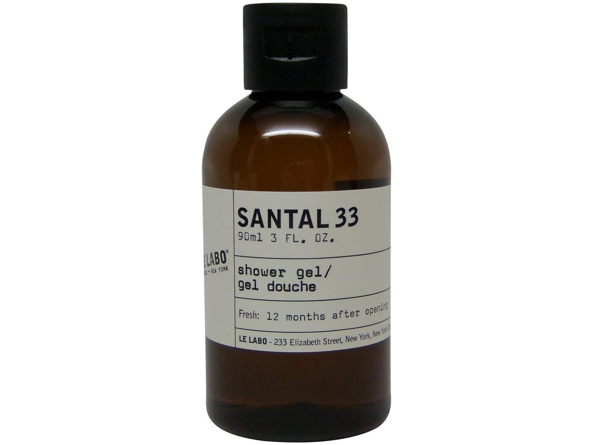 Le Labo Santal 33 Shower Gel lot of 4 each 3oz bottles. Total of 12oz