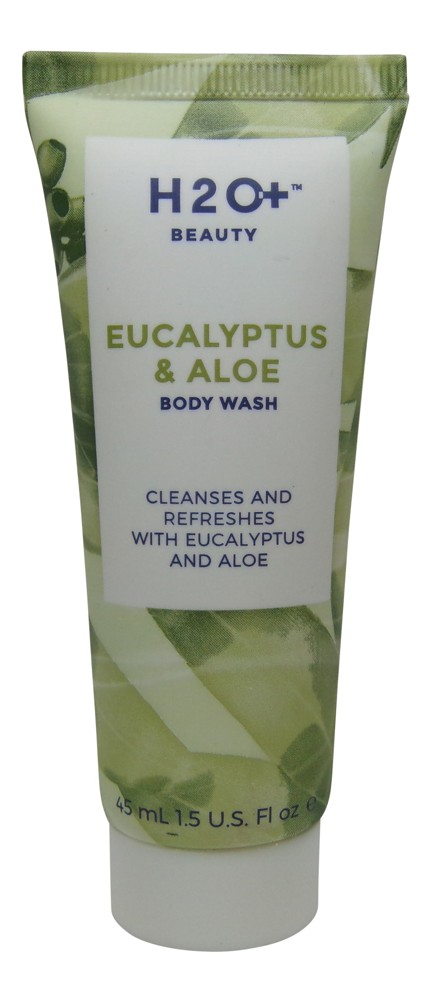 H2O Plus Eucalyptus & Aloe Body Wash lot of 12 each 1.5oz bottles. Total of 18oz