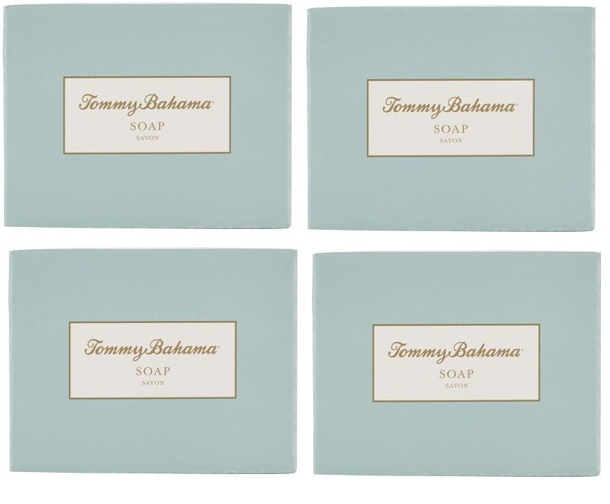 Tommy Bahama Soap Lot of 4 each 1.76oz Bars. Total of 7.08oz