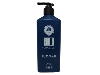 Roots Aromatherapy Brown Sugar & Fig Body Wash Lot of two 12.17oz Bottles