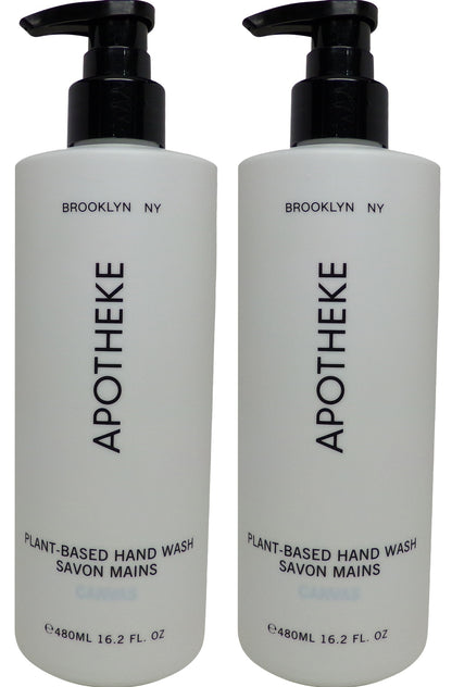 Apotheke Canvas Hand Wash Lot of Two 16.2oz Pump Bottles