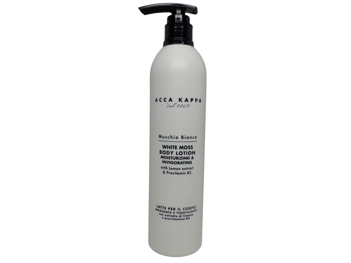 Acca Kappa White Moss Bath Collection Set 5 Pack (10oz Each, Total 50oz)