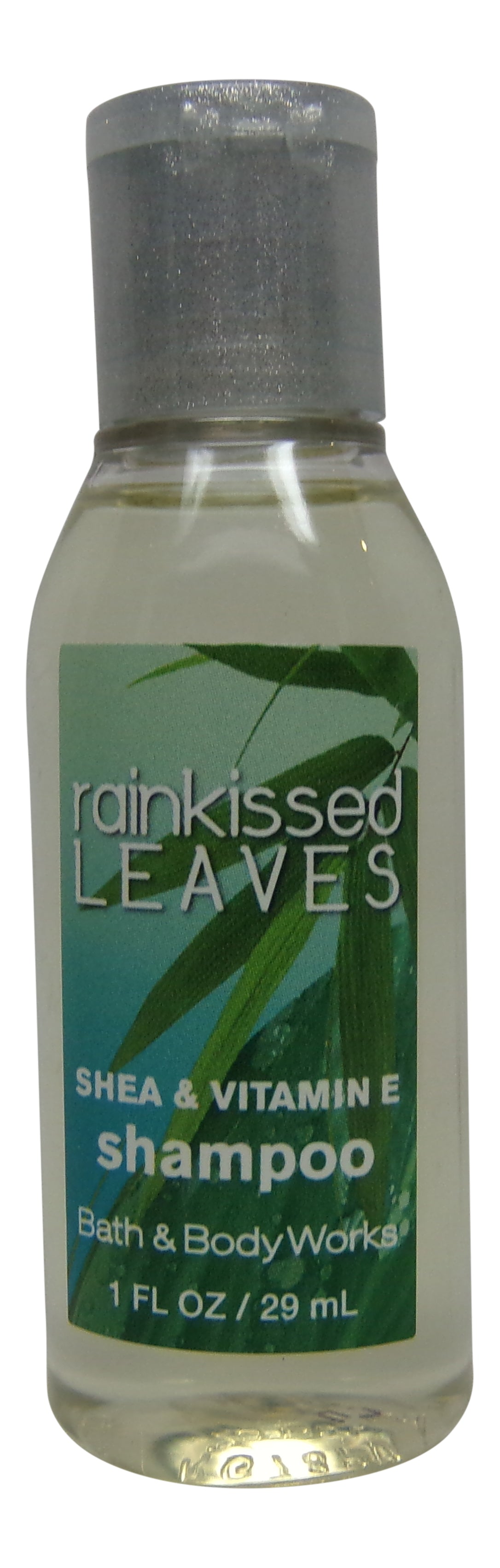 Bath Body Works Rainkissed Leaves Travel Set 1 Shampoo, 1 Conditioner, 1 Lotion, 1 Gel, and 1 Soap