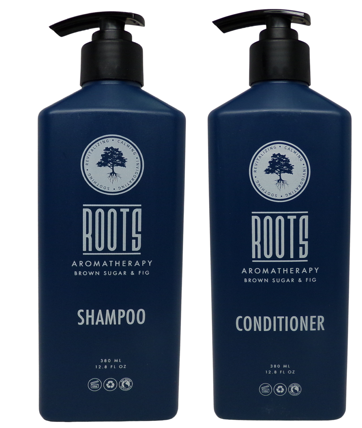 Roots Aromatherapy Brown Sugar & Fig Shampoo and Conditioner (12.8oz)