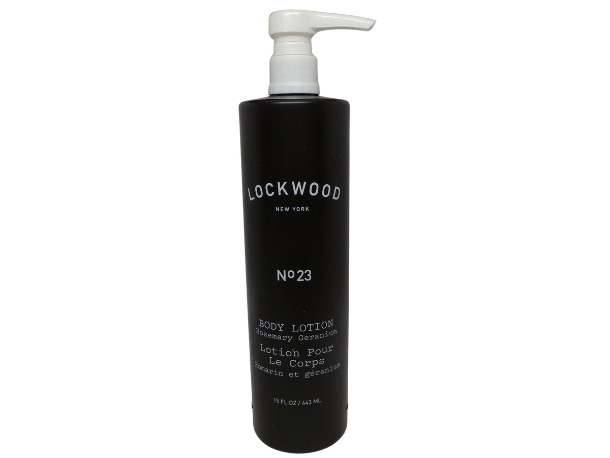 Lockwood New York No. 23 Rosemary Geranium Body Lotion Lot of Two (15 oz)