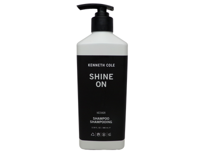Kenneth Cole Shine On Vetiver Shampoo Lot of 4 each 12.8oz Bottles