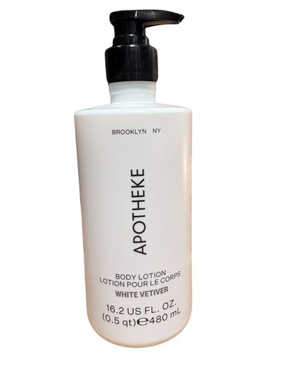 Apotheke White Vetiver Body Lotion 16.2oz Pump Bottle