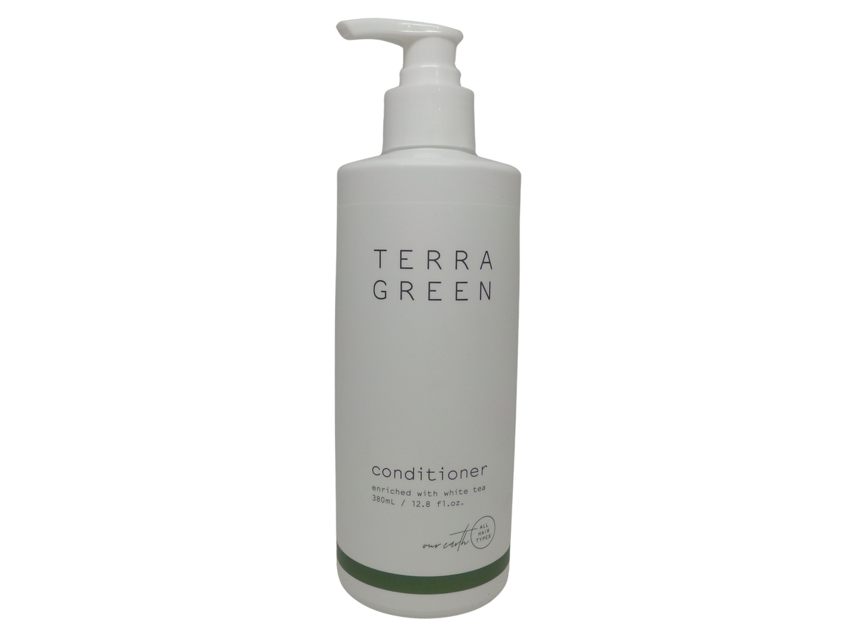 Terra Green 4 Piece Bottle Set Shampoo, Conditioner, Lotion, Body Wash (12.8oz)
