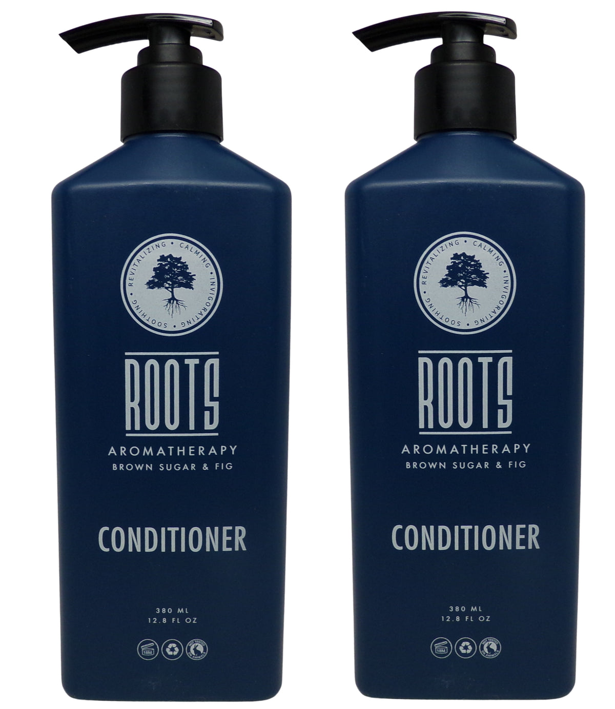 Roots Aromatherapy Brown Sugar & Fig Conditioner Lot of two 12.17oz Bottles