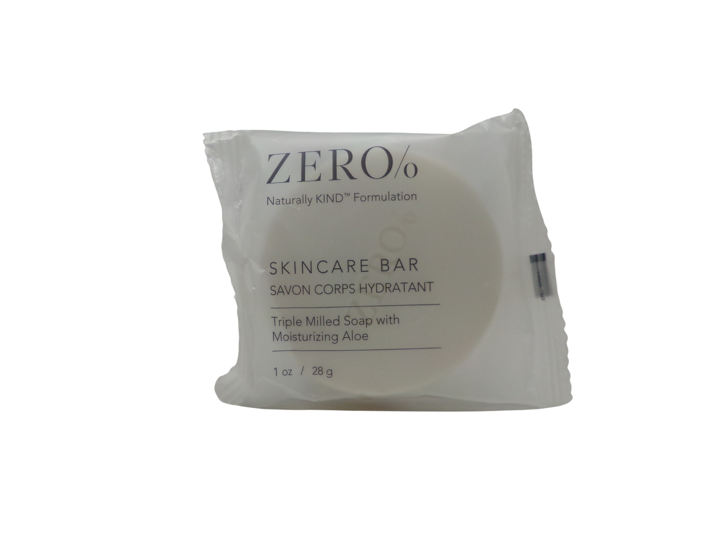 Zero% Triple Milled and Moisturizing Aloe Lot of 24 each 1oz  Soap Bars