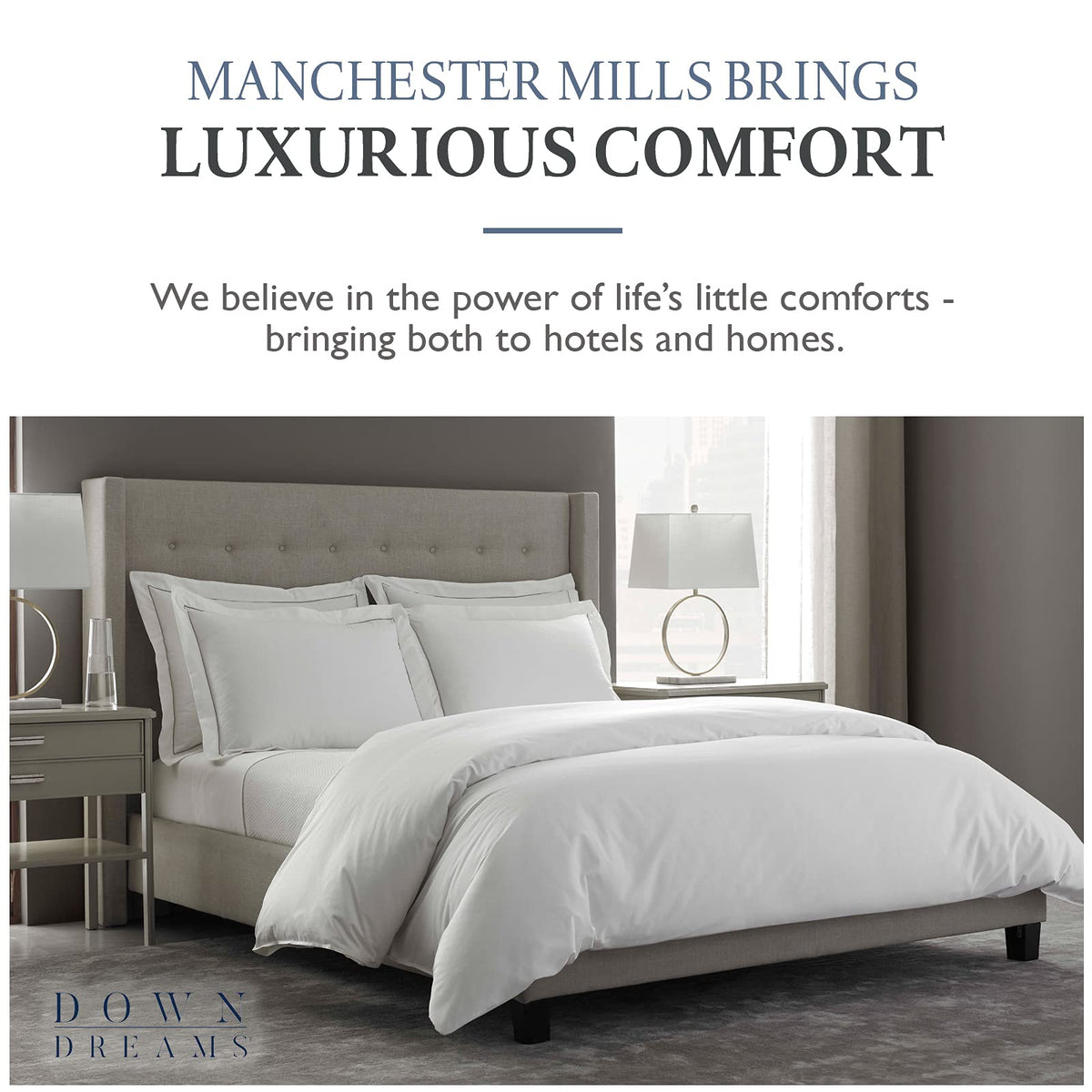 Down Dreams Manchester Mills Classic Firm Queen Pillows  2-Pack