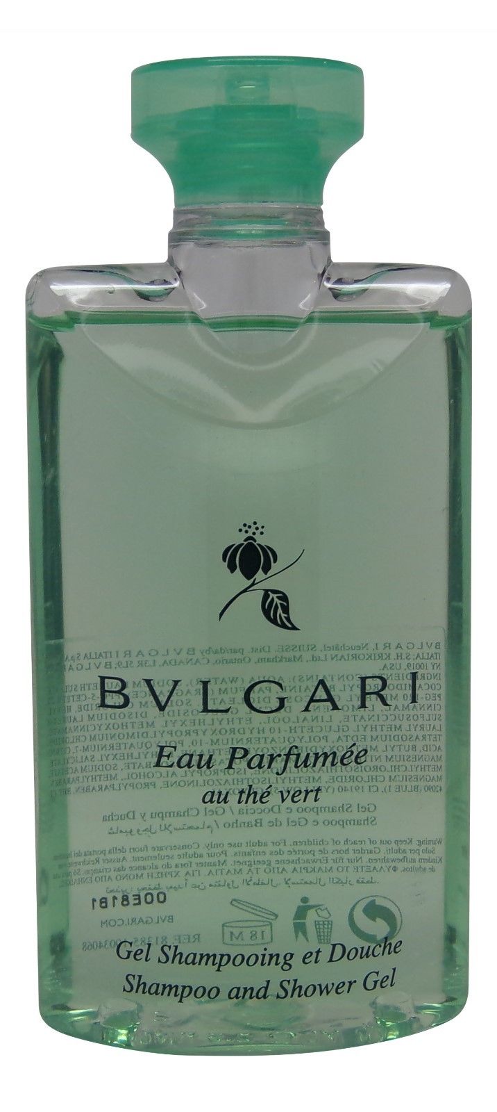 Bvlgari Green Tea Shampoo & Shower Gel lot of 4 each 2.5oz Total of 10oz