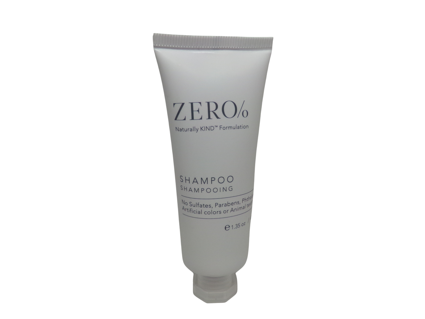 Zero% Shampoo and Conditioner lot of 18 (9 of each) 1.35oz Bottles