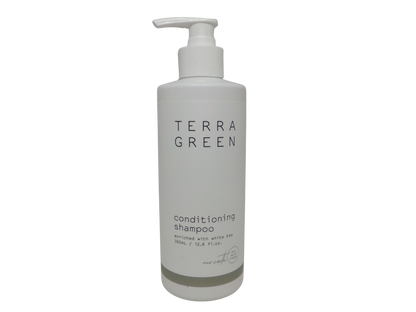 Terra Green 4 Piece Bottle Set Shampoo, Conditioner, Lotion, Body Wash (12.8oz)