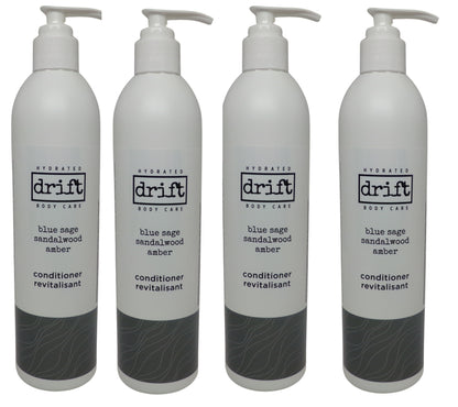 Drift Blue Sage Sandalwood & Amber Conditioner (12oz) lot of 4 Total of 48oz