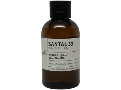 Le Labo Santal 33 Shower Gel  lot of 4 each 3oz bottles. Total of 12oz