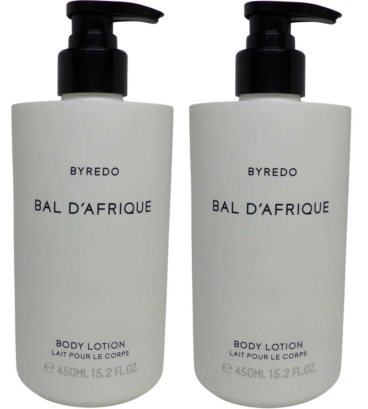 Byredo Bal d’Afrique Body Lotion Lot of Two 15.2oz / 450ml Pump Bottles