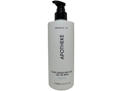 Apotheke Canvas Bath Collection Lot of Five 16.2oz Pump Bottles