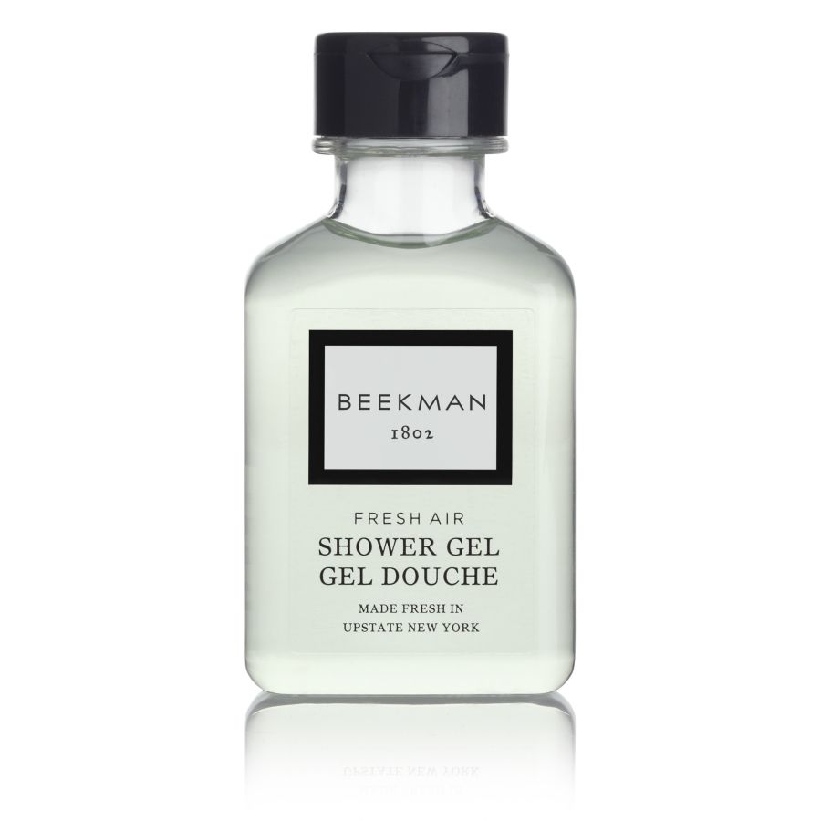 Beekman 1802 Fresh Air Shower Gel Lot of 8 Each 1oz Bottles. Total of 8oz