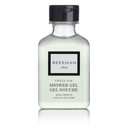 Beekman 1802 Fresh Air Shower Gel Lot of 8 Each 1oz Bottles. Total of 8oz