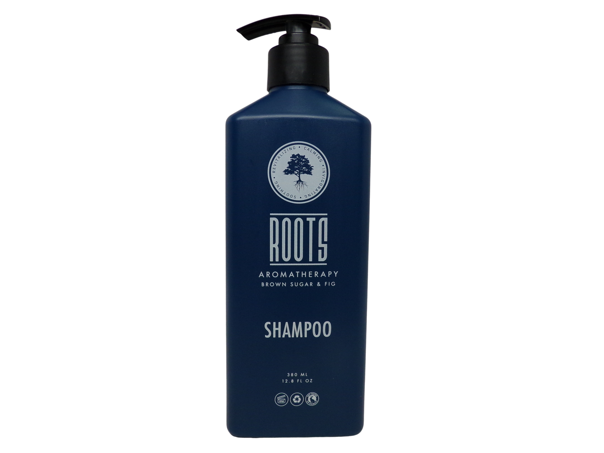 Roots Aromatherapy Brown Sugar & Fig Shampoo Lot of two 12.17oz