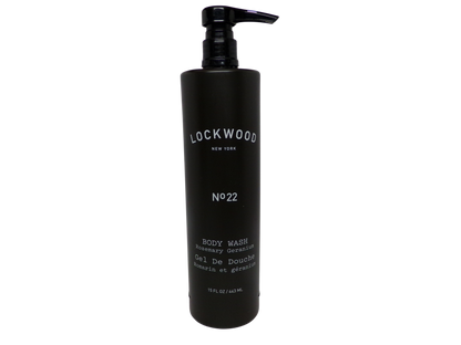 Lockwood New York Rosemary Geranium Bath Collection Lot of five (15oz) Bottles