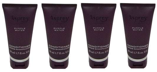 Asprey Purple Water Conditioner lot of 4 each 1.7oz bottles. Total of 6.8oz