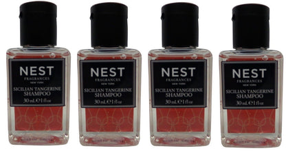 Nest Fragrances Sicilian Tangerine Shampoo lot of 4 Total of 4oz