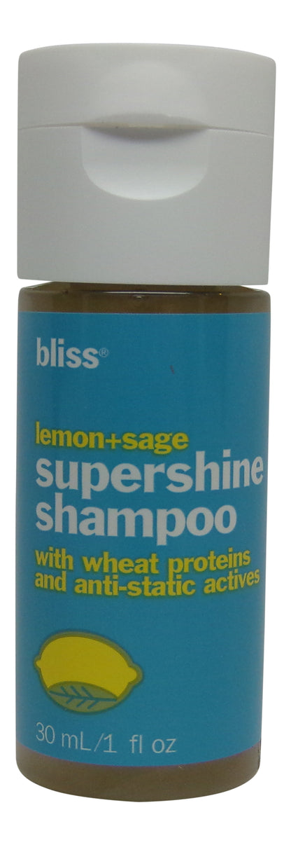Bliss Lemon & Sage Shampoo & Conditioner lot of 6 (3 of each) 1oz Bottles