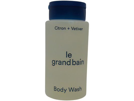Le Grand Bain Citron & Veviter Body Wash lot of 8 bottles each 1oz. Total of 8oz