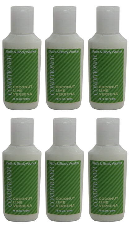 Bath and Body Works Coconut Lime Verbena Conditioner Lot of 6. Total of 4.5oz