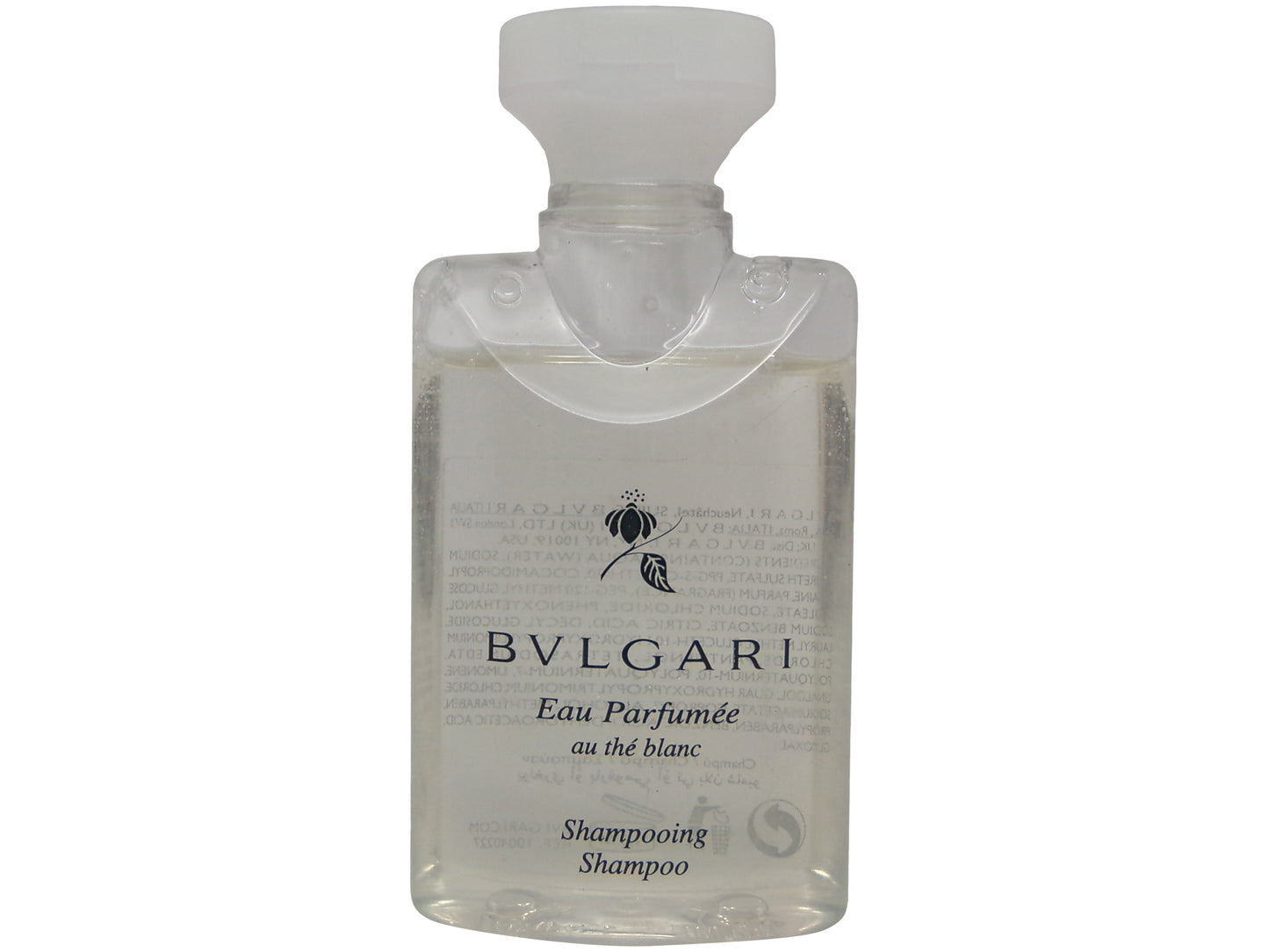 Bvlgari White Tea Shampoo Lot of 2 each 1.3oz Bottles
