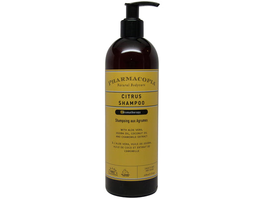 Pharmacopia Citrus Shampoo  Aromatherapy Hair Care with Natural & Organic Ingredients  Vegan, Cruelty Free, Aromatic Shampoo, 16oz