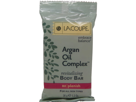 La Coupe Argan Oil Complex Revitalizing Soap Lot of 18 each 1.3oz bars. Total of 23.4oz