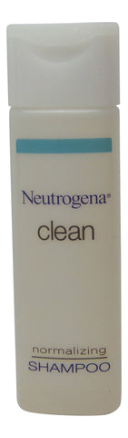 Neutrogena Clean Normalizing Shampoo lot of 10 ea 0.8oz Bottles Total 8oz
