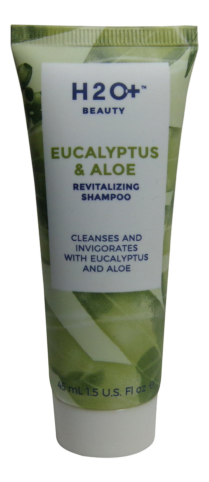 H2O Plus Eucalyptus & Aloe Shampoo lot of 4 each 1.5oz bottles. Total of 6oz