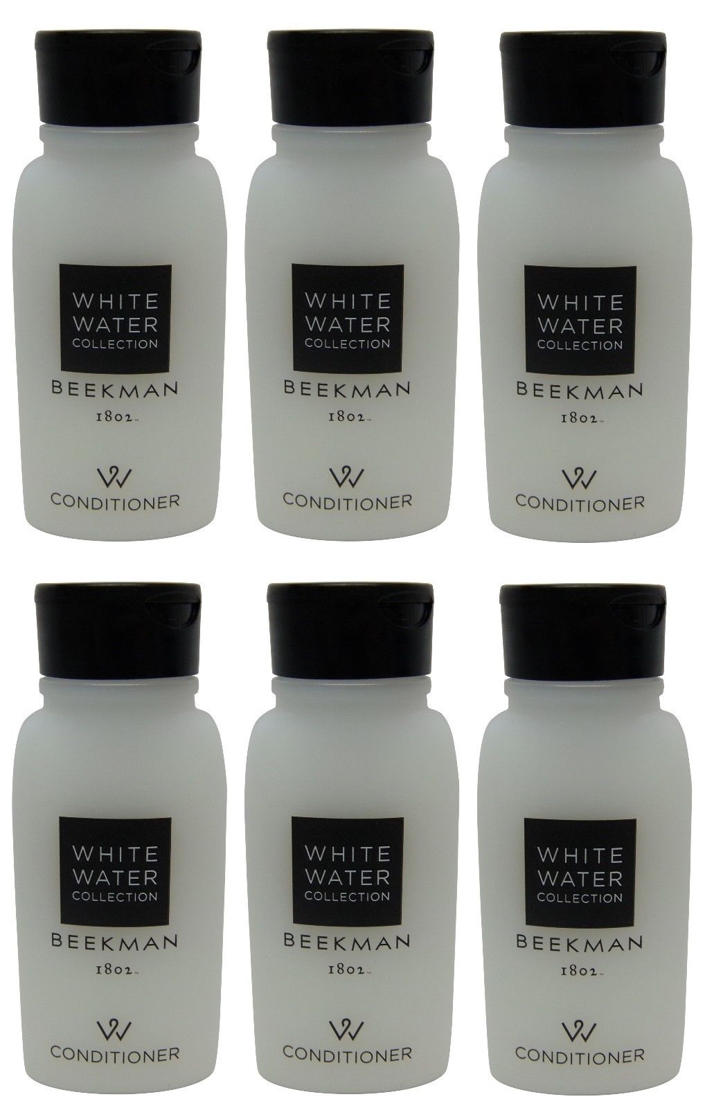 Beekman 1802 White Water Conditioner Lot of 6 Ea 0.75oz Bottles Total of 4.5oz