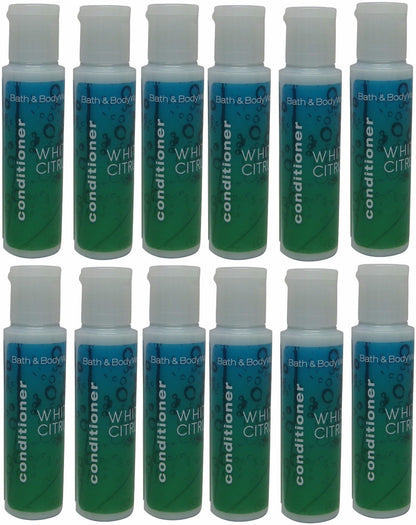 Bath and Body Works White Citrus Conditioner Lot of 12 Each 0.75oz Total of 9oz