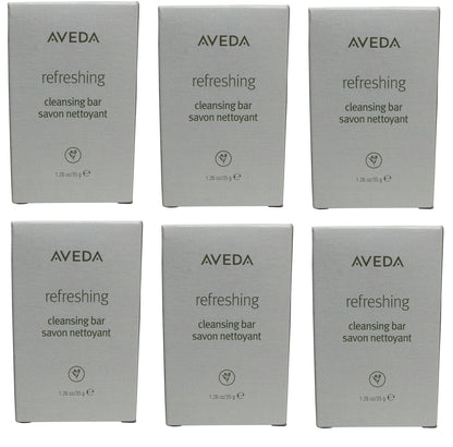 Aveda Refreshing Cleansing Soap lot of 6 Each 1.25oz bars.