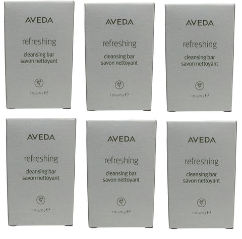 Aveda Refreshing Cleansing Soap lot of 6 Each 1.25oz bars.