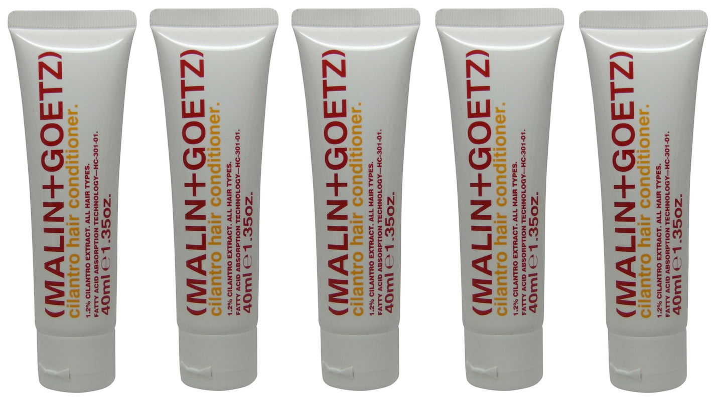 Malin + Goetz Peppermint Shampoo and Conditioner lot of 10 tubes (5 each) 1.35oz