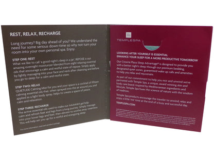 Temple Spa 4 Sleep Tight Kits  Repose /Quietude Calming Mist /AAAHHH!