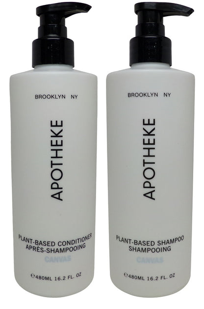 Apotheke Canvas Shampoo and Conditioner 16.2oz Pump Bottles