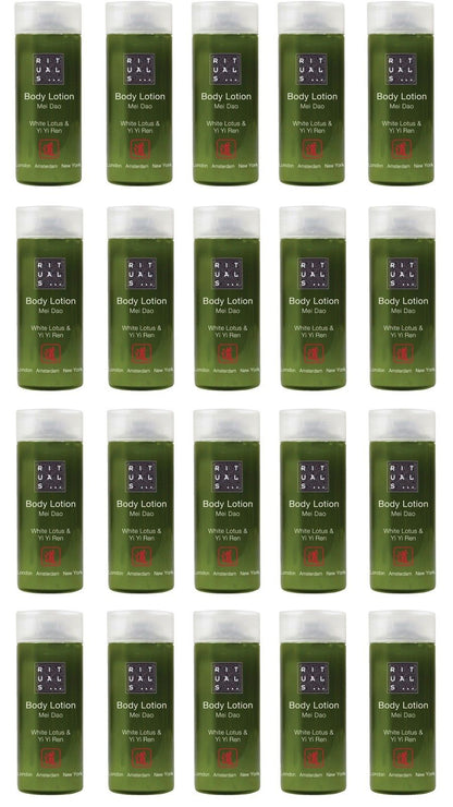 Rituals Radisson Mei Dao White Lotus & Yi Yi Ren Body Lotion. Lot of 20.