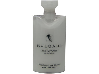 Bvlgari White Tea Au the Blanc Travel Set Shampoo, Conditioner, Lotion, Showe...