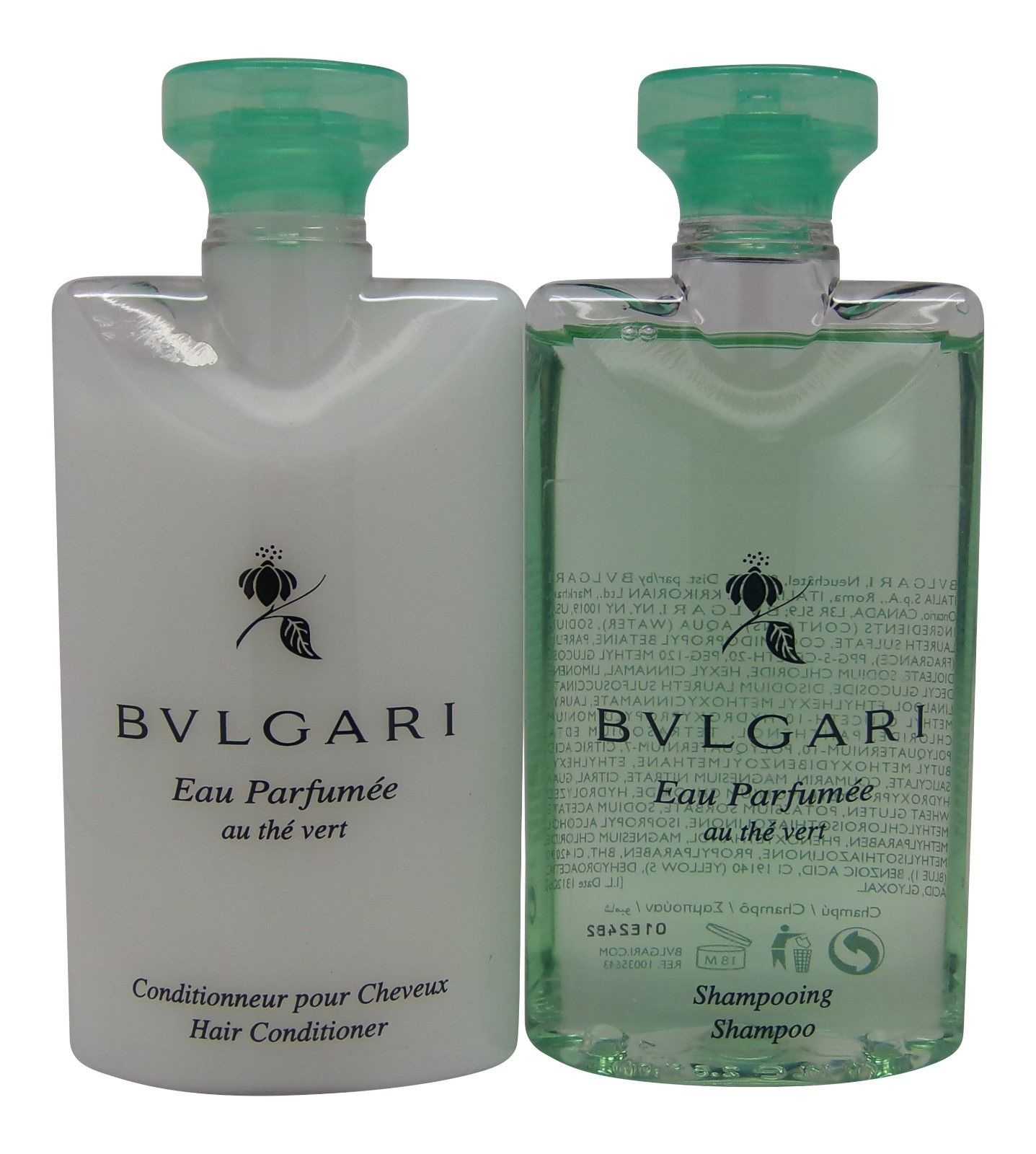 Bvlgari au the vert Shampoo & Conditioner lot of 6 (3 of each) 2.5oz Bottles