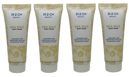 H2O Plus Sea Salt Body Wash lot of 4 each 1.5oz bottles. Total of 6oz