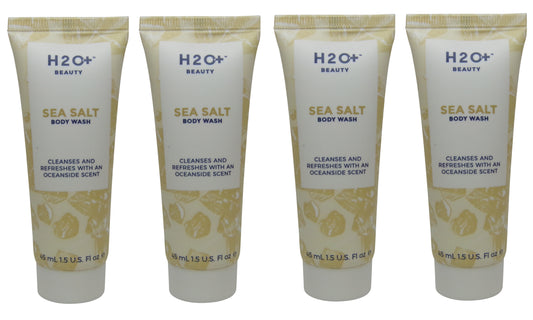 H2O Plus Sea Salt Body Wash lot of 4 each 1.5oz bottles. Total of 6oz