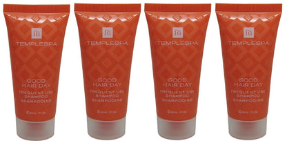 Temple Spa Good Hair Day Shampoo 4 each 1oz tubes. Total of 4oz